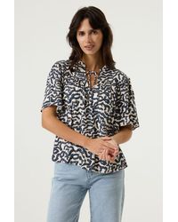 Garcia - Blouse Met Print - Lyst