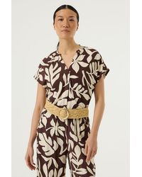 Garcia - Top Met Print - Lyst