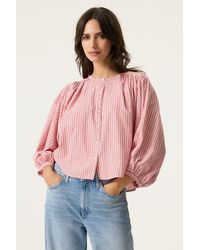 Garcia - Blouse Gestreept - Lyst