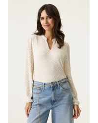 Garcia - Blouse Gebroken - Lyst