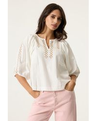 Garcia - Blouse Gebroken - Lyst