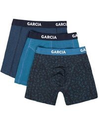 Garcia - 3 Pack Boxershorts Met Print - Lyst