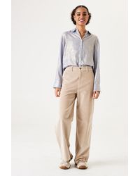 Garcia - Corduroy Broek Beige - Lyst