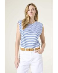 Garcia - Top Gestreept - Lyst