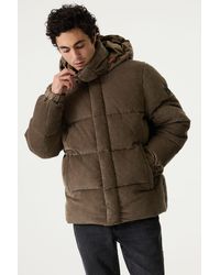 Garcia - Corduroy Pufferjas - Lyst
