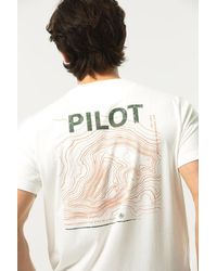 Pilot - T-shirt Gebroken - Lyst