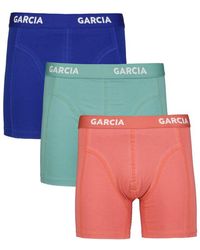 Garcia - 3 Pack Boxershorts Mintgroen--rood - Lyst