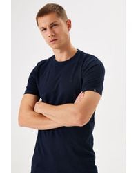 Garcia - Basic T-shirt Donker - Lyst