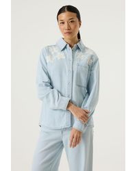 Garcia - Denim Blouse Light Used - Lyst