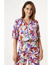 Garcia - Blouse Met Print - Lyst