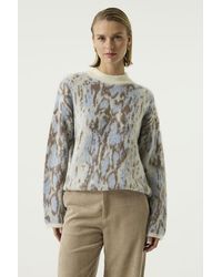 Garcia - Trui Met Print - Lyst
