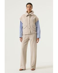 Garcia - Broek Beige - Lyst