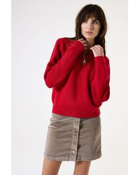 Garcia - Corduroy Rok Taupe - Lyst