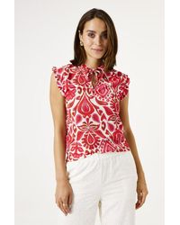 Garcia - Top Met Print - Lyst