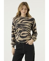 Garcia - Trui Met Print - Lyst