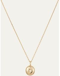 Jenny Bird - 14k Gold Bubble Letter Necklace - O - Lyst
