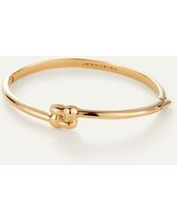 Jenny Bird - Slim Woven Square Bangle - Lyst