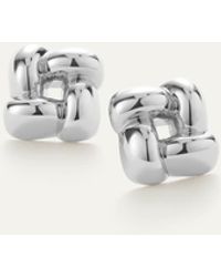 Jenny Bird - Small Woven Square Earrings - Lyst
