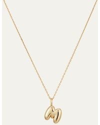 Jenny Bird - 14k Gold Bubble Letter Necklace - M - Lyst