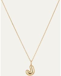 Jenny Bird - 14k Gold Bubble Letter Necklace - J - Lyst