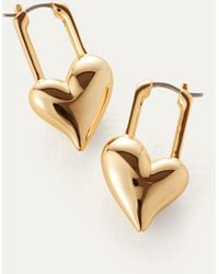 Jenny Bird - Padlock Heart Earrings - Lyst
