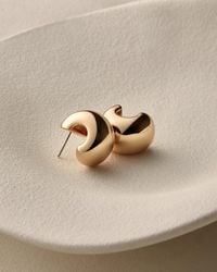 Jenny Bird - Small Gemma Hoop Earrings - Lyst