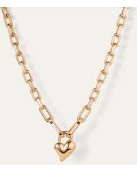 Jenny Bird - Padlock Heart Pendant Necklace - Lyst
