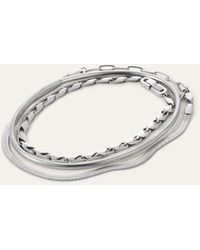 Jenny Bird - Modern Anklet Stack - Lyst