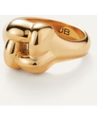 Jenny Bird - Woven Square Signet Ring - Lyst