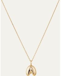 Jenny Bird - 14k Gold Bubble Letter Necklace - A - Lyst
