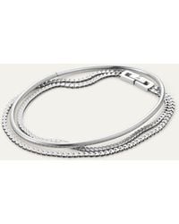 Jenny Bird - Textured Anklet Stack - Lyst