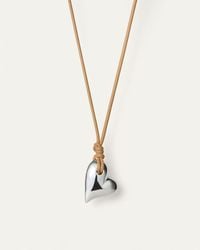 Jenny Bird - Art Heart On A String Necklace - Lyst