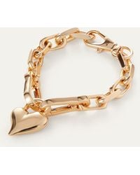 Jenny Bird - Padlock Heart Chain Bracelet - Lyst