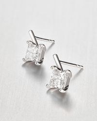 Jenny Bird - 14k Princess Cut Diamond Drop Earrings - Lyst