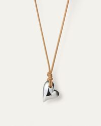 Jenny Bird - Art Heart On A String Necklace - Lyst