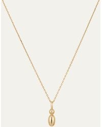 Jenny Bird - 14k Gold Bubble Letter Necklace - I - Lyst