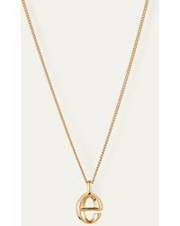 Jenny Bird - Monogram Necklace - E - Lyst