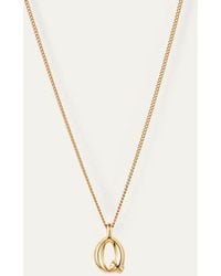Jenny Bird - Monogram Necklace - Q - Lyst