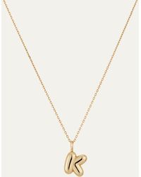 Jenny Bird - 14k Gold Bubble Letter Necklace - K - Lyst