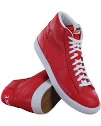 Lyst - Nike Blazer Mid Premium Vintage Qs Sneakers in Purple for Men Nike - Blazer Mid Prm Game Red/white/black Casual Shoe 9.5 Men Us