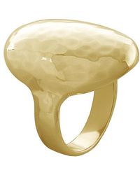 Murkani Jewellery Gold Creation Oval Ring - Metallic