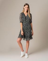 jigsaw african spot tea dress