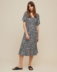 jigsaw velvet tunic dress