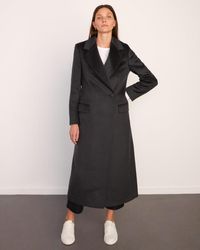 Jigsaw Maxi City Coat - Black