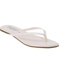 TKEES - Glosses Flip Flop Marshmallow Patent Leather - Lyst