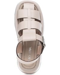 275 Central - Peppers Fisherman Sandal Titanio Leather - Lyst