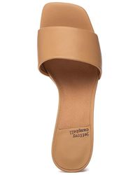 Jeffrey Campbell - Appetit Wedge Sandal Nude Leather - Lyst