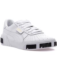 puma women's cali low top leather sneakers