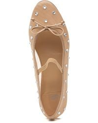 Jeffrey Campbell - Releve Mary Jane Flat Natural Mesh - Lyst