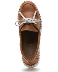 Silent D - "Silent D Boat Sneaker Leather - Lyst
